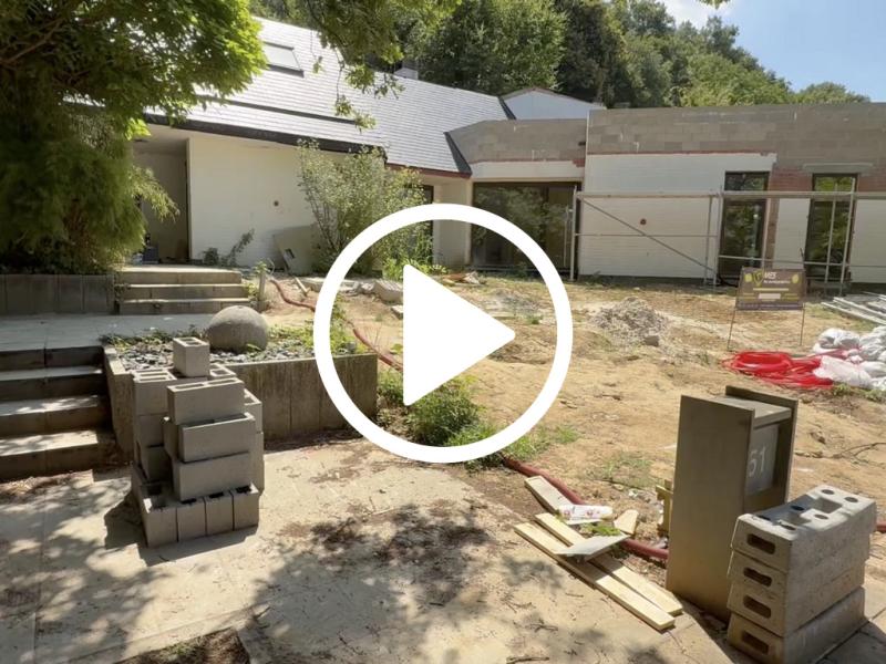 R&eacute;novation d'une villas des ann&eacute;es 70